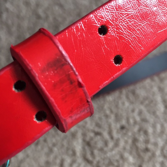 No Boundaries red skinny belt - Picture 5 of 5